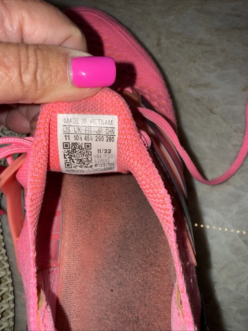 Adidas 4D Ultra Boost pink Men 11